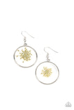 Happily Ever Eden - White Earrings - Paparazzi Accessories