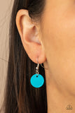 Tidal Tassels - Blue Necklace - Paparazzi Accessories
