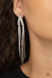 It Takes Two To TASSEL - White Earrings - Paparazzi Accessories
