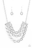 Repeat After Me - Silver Necklace - Paparazzi Accessories