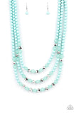 STAYCATION All I Ever Wanted - Blue Necklace - Paparazzi Accessories