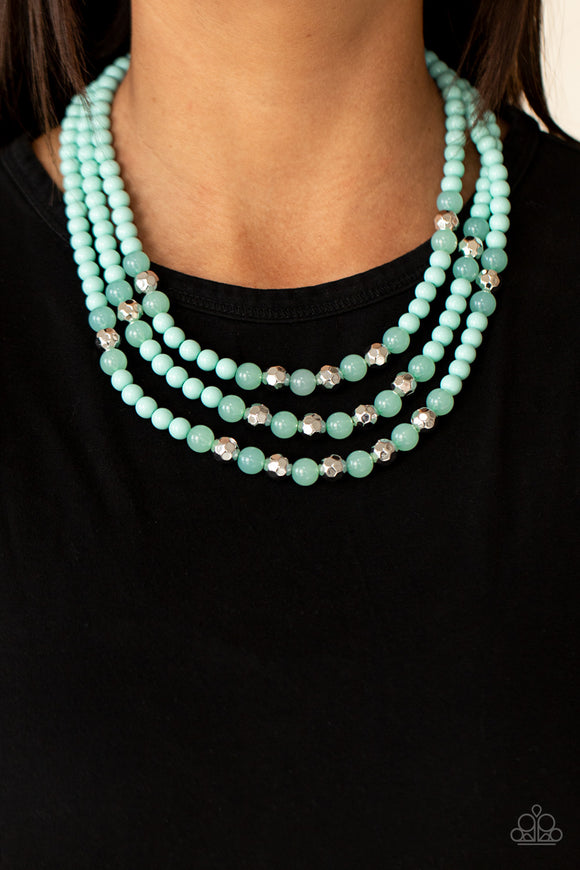 STAYCATION All I Ever Wanted - Blue Necklace - Paparazzi Accessories
