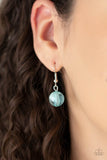 Staycation Stunner - Blue Necklace - Paparazzi Accessories