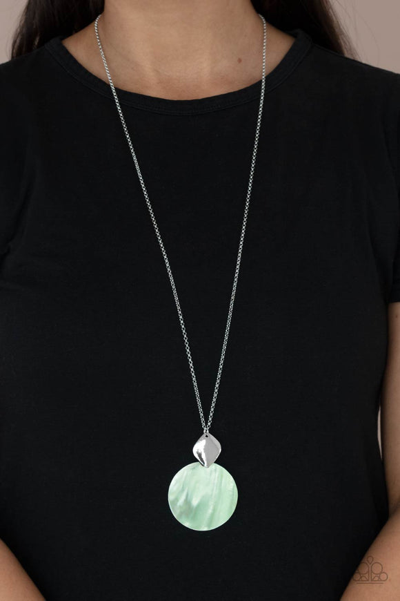 Tidal Tease - Green Necklace - Paparazzi Accessories