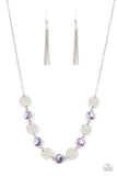 Refined Reflections - Purple Necklace - Paparazzi Accessories