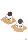 Yacht Bait - Brown Earrings - Paparazzi Accessories
