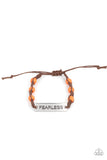Conversation Piece - Orange Bracelet - Paparazzi Accessories