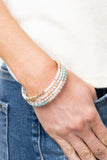 Infinitely Dreamy - Gold Wrap Bracelet - Paparazzi Accessories