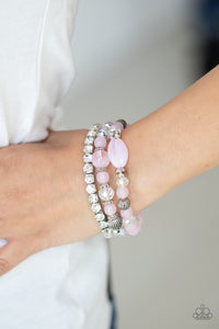 Ethereal Etiquette - Pink Bracelet - Paparazzi Accessories