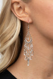 Paid Vacation - White Earrings - Paparazzi Accessories