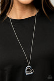 A Mothers Heart - Blue Necklace - Paparazzi Accessories