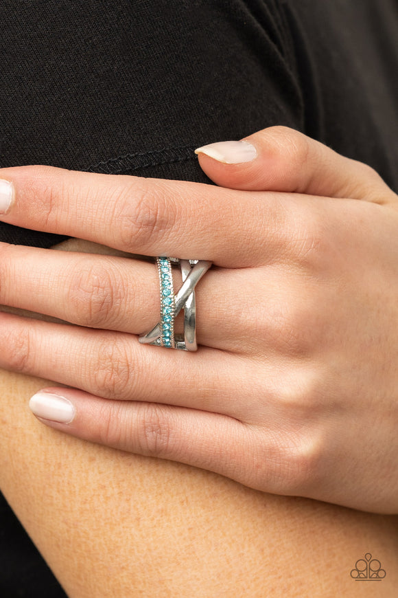 Forever Flawless - Blue Ring - Paparazzi Accessories