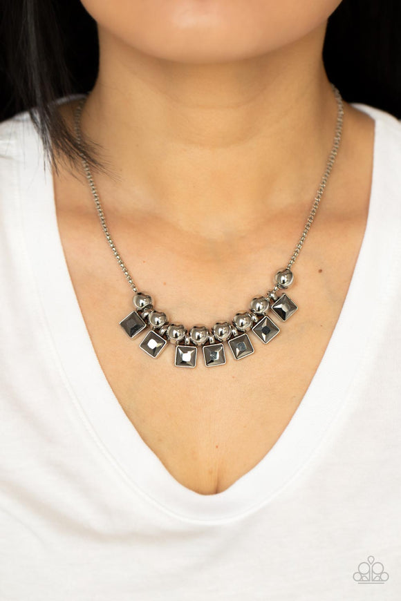 Graciously Audacious - Silver Necklace - Paparazzi Accessories