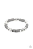 Stacked In Your Favor - Silver Bracelet - Paparazzi Accessories