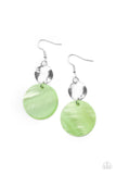 Opulently Oasis - Green Earrings - Paparazzi Accessories