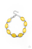Smooth Move - Yellow Earrings - Paparazzi Accessories
