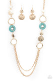 Grounded Glamour - Gold Necklace - Paparazzi Accessories