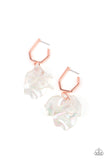 Jaw-Droppingly Jelly - Copper Earrings - Paparazzi Accessories