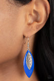 Venetian Vanity - Blue Earrings - Paparazzi Accessories