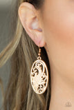 High Tide Terrace - Gold Earrings - Paparazzi Accessories