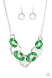 Urban Circus - Green Necklace - Paparazzi Accessories
