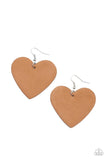 Country Crush - Brown Earrings - Paparazzi Accessories