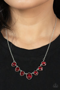Material Girl Glamour - Red Necklace - Paparazzi Accessories