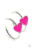 Kiss Up - Pink Earrings - Paparazzi Accessories