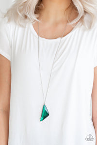 Ultra Sharp - Green Necklace - Paparazzi Accessories