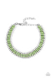 Color Me Couture - Green Bracelet - Paparazzi Accessories