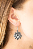 Fiercely Famous - Silver Earrings - Paparazzi Accessories