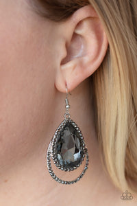 Famous - Silver Earrings - Paparazzi Accessories