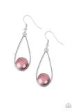 Over The Moon - Purple Earrings - Paparazzi Accessories