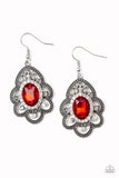 Reign Supreme - Red Earrings - Paparazzi Accessories