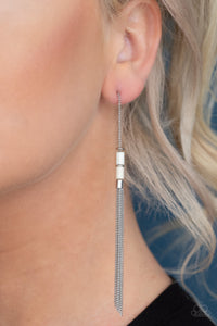 Windblown - White Earrings - Paparazzi Accessories