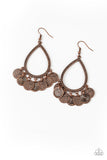 All In Good CHIME - Copper Earrings - Paparazzi Accessories