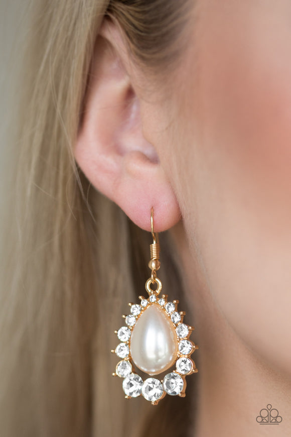 Regal Renewal - Gold Earrings - Paparazzi Accessories