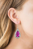 Superstar Stardom - Pink Earrings - Paparazzi Accessories