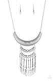 Eastern Empress - Silver Necklace - Paparazzi Accessories
