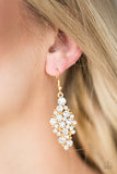 Cosmically Chic - Gold Earrings - Paparazzi Accessories