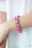 Plentiful Pebbles - Pink Bracelet - Paparazzi Accessories